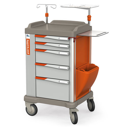 Carro médico - #PL41C5 - Francehopital - de emergencia / de hospital / para catéteres