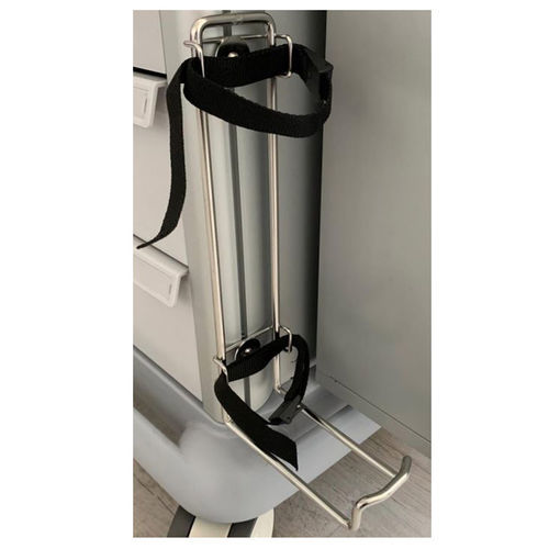 Soporte para botellas de oxígeno - #SPB-150 - Francehopital - para carro / de acero inoxidable