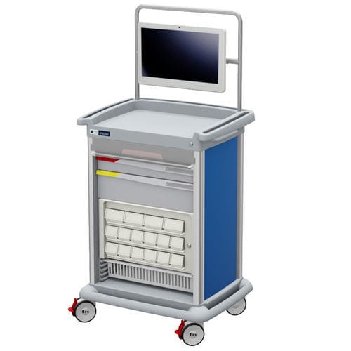 Carro informático médico - #PRE9XAEB-S - Francehopital - de dispensación de medicamentos / accesorios