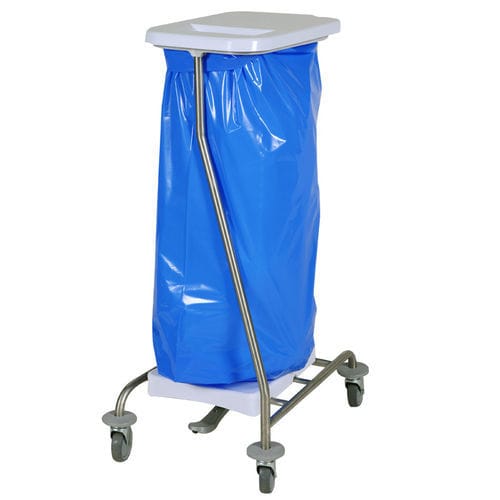 Carro para transporte - ISEO CB10 - Francehopital - para desechos / de acero inoxidable / de plástico