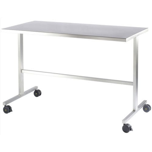 Plataforma de trabajo con ruedas - #TAVOP13065 - Francehopital - de acero inoxidable