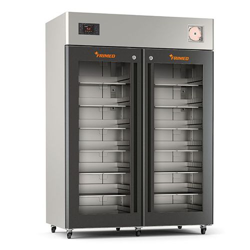 Refrigerador de banco de sangre - AF140E - FRI.MED  - de tipo armario / con ruedas / con 2 puertas