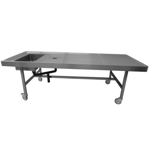 Mesa de autopsia de medicina legal - 80549/2 - Funeralia - de laboratorio de histopatología / de laboratorio / de disección