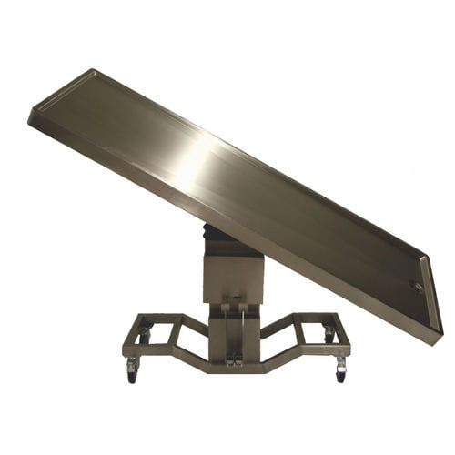 Mesa de autopsia de medicina legal - 80552 - Funeralia - de lavado de cadáveres / con ruedas / basculante