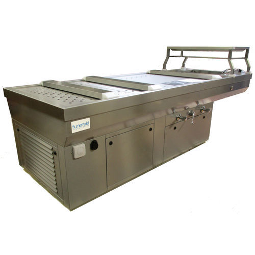 Mesa de autopsia de medicina legal - 80545/F - Funeralia - de laboratorio de histopatología / de laboratorio / de disección