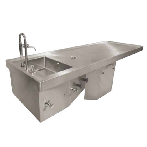 Mesa de autopsia de medicina legal - 80540/R - Funeralia - de laboratorio de histopatología / de disección / fija
