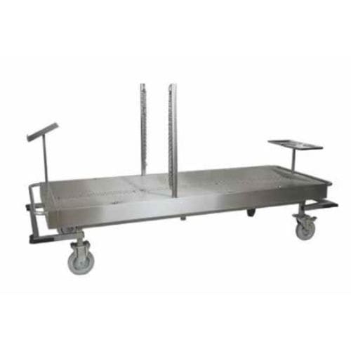 Mesa de disección - 88010 - Funeralia - rectangular / para animales grandes / con ruedas