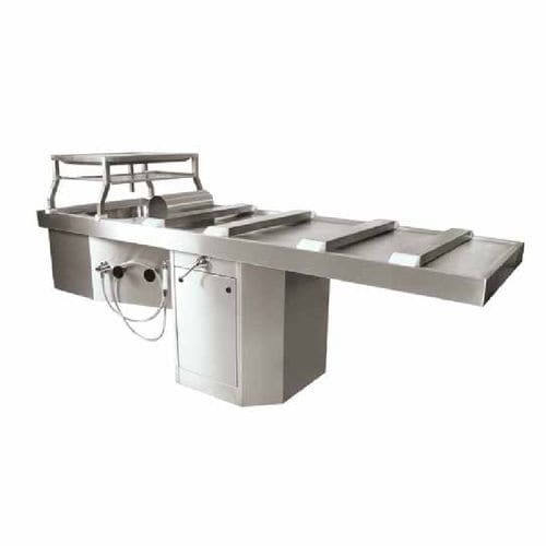 Mesa de autopsia de medicina legal - 80540/E - Funeralia - de laboratorio / fija / de altura variable