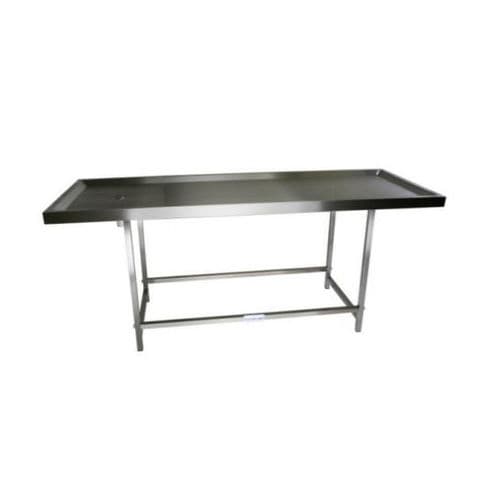 Mesa de preparación funeraria - 80951 series - Funeralia - rectangular / de acero inoxidable