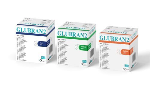 Cola quirúrgica para cirugía general - Glubran® 2 - GEM - para cirugía vascular / para cirugía laparoscópica / de n-butil-2-cianoacrilato