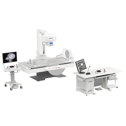 Sistema de radiofluoroscopia digital - ALPHA EVO - General Medical Italia  - para fluoroscopia diagnóstica / para radiografía polivalente / con mesa basculante