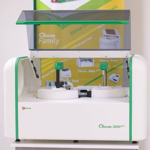 Analizador de quimica clinica automático - Chem 300 plus - Gesan Production  - de mesa / con ESI / aleatorio