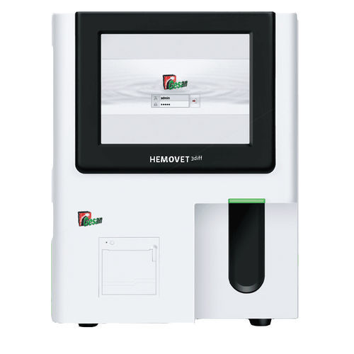 Analizador de hematología veterinario - HEMOVET 3DIFF - Gesan Production  - automático / de mesa
