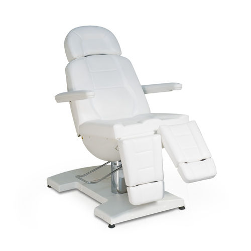 Sillón de reconocimiento podológico - SL XP PODO Hydraulic - Gharieni Group - hidráulico / de altura variable / con reposapiernas