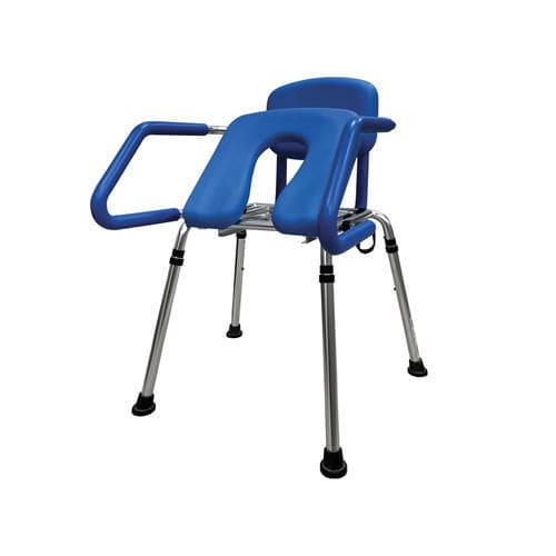 Silla con orinal para personas con movilidad reducida - 43193 - GIMA - con reposabrazos / con cubo / elevadora