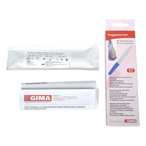 Prueba rápida de diagnóstico - 29097 - GIMA - de embarazo / de hCG / de orina