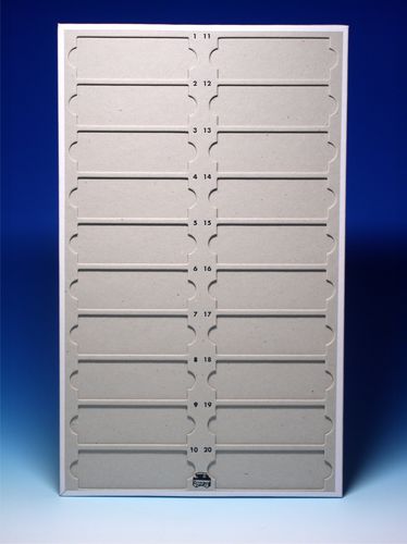 Caja para portaobjetos de microscopio - 42698   - Glaswarenfabrik Karl Hecht - para almacenamiento