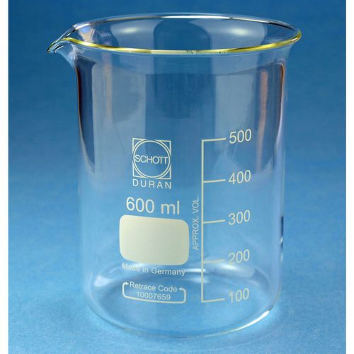 Vaso de precipitados de vidrio borosilicato - 41930 series - Glaswarenfabrik Karl Hecht - graduado / de laboratorio