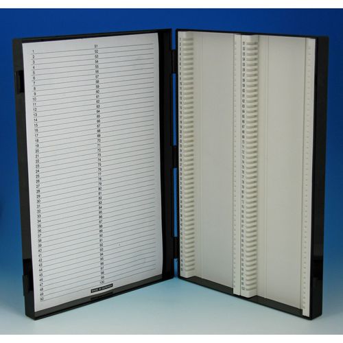 Caja para portaobjetos de microscopio - 42701  - Glaswarenfabrik Karl Hecht - para almacenamiento / de plástico