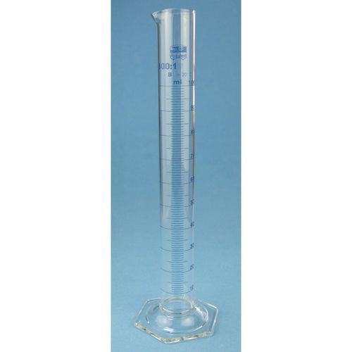 Probeta de vidrio borosilicato - 42170 series - Glaswarenfabrik Karl Hecht - graduada
