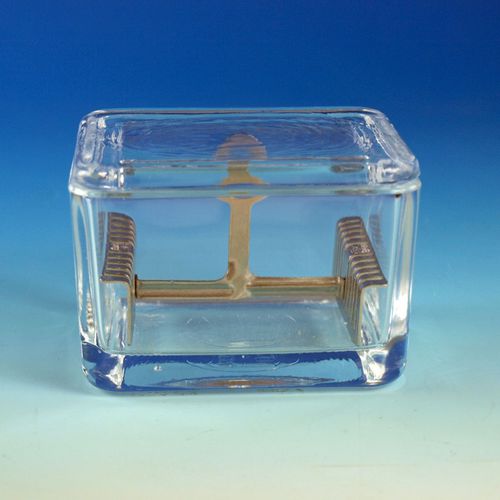 Cubeta de tinción de vidrio - 41205 series - Glaswarenfabrik Karl Hecht - con bases