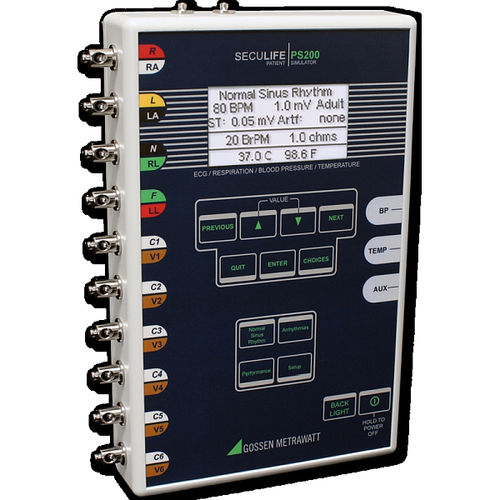Simulador ECG - SECULIFE PS200 - GOSSEN METRAWATT GmbH - pantalla / portátil