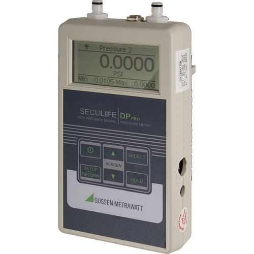 Tester portátil - SECULIFE DP PRO - GOSSEN METRAWATT GmbH - de presión de líquido / de presión de gas / de temperatura