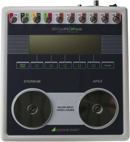 Tester de carga - SECULIFE DF BASE - GOSSEN METRAWATT GmbH - de desfibrilador externo