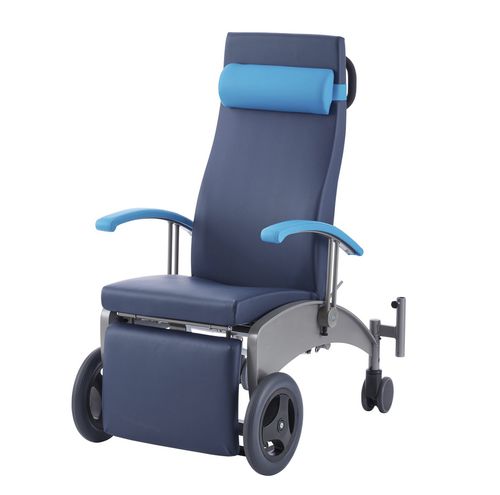 Silla de traslado de pacientes de interior - Carryline Mobil - GREINER - con ruedas / con respaldo regulable / de altura variable