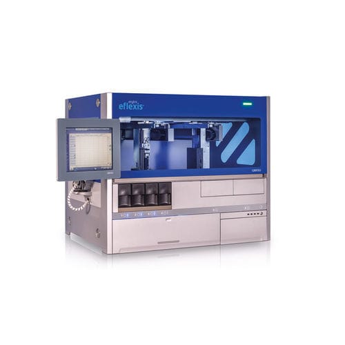Analizador de grupos sanguíneos enteramente automático - Erytra Eflexis® - Grifols - de mesa / compacto