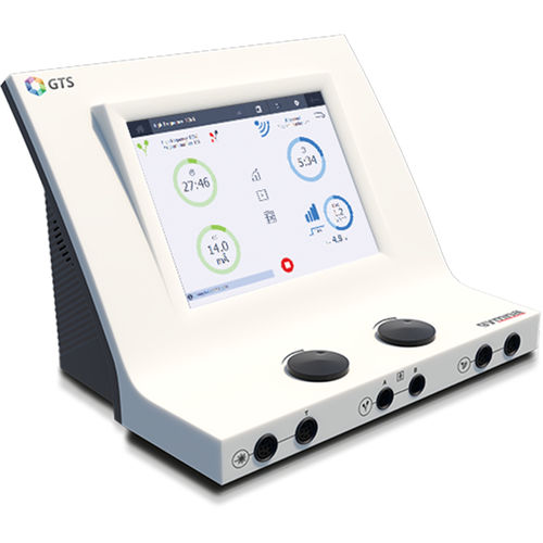 Electroestimulador - Combi 400 - GymnaUniphy - unidad de terapia con láser / unidad de diatermia por ultrasonidos / de mesa