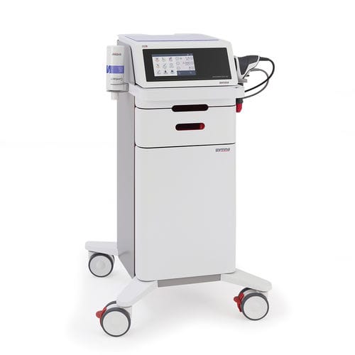 Generador de ondas de choque extracorpóreas para tratamientos ortopédicos - Shockmaster 500 - GymnaUniphy - en carro