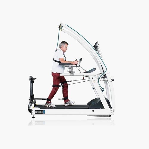 Cinta de correr con baranda - pluto® med - h/p/cosmos sports & medical - con sistema de arnés / con apoyo para las axilas