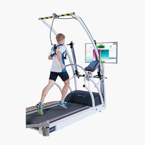 Cinta de correr con baranda - quasar® med - h/p/cosmos sports & medical - con sistema de arnés