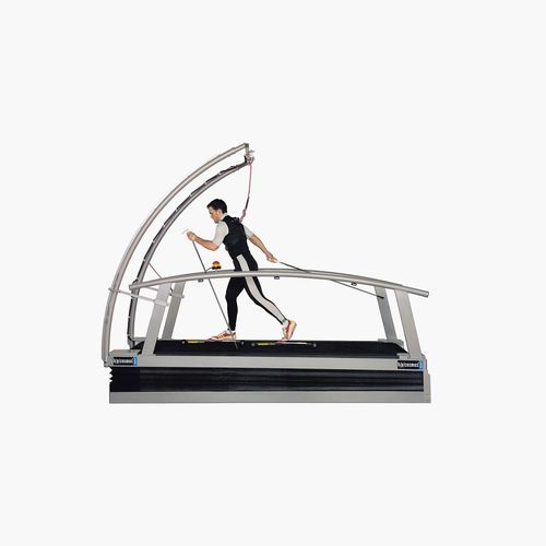Cinta de correr con baranda - saturn® 300/125 r - h/p/cosmos sports & medical - con sistema de arnés