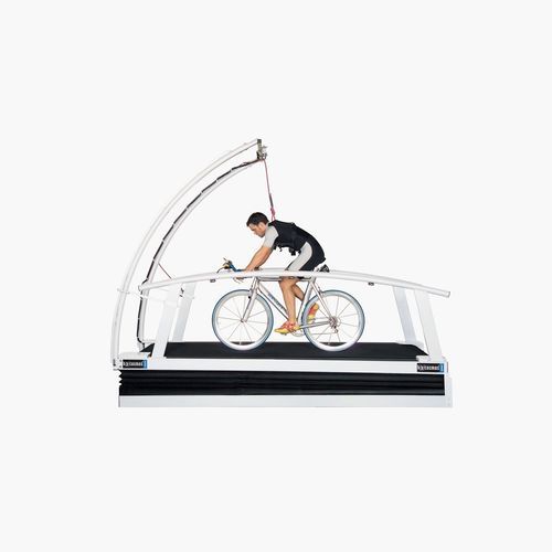 Cinta de correr con baranda - saturn® 300/100 r - h/p/cosmos sports & medical - con sistema de arnés