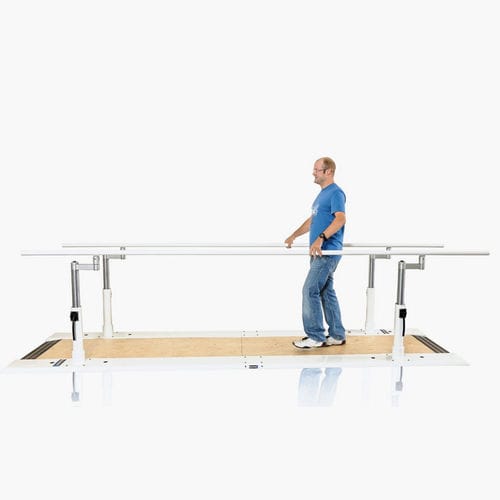 Barras paralelas de rehabilitación de altura regulable - parawalk® - h/p/cosmos sports & medical - de base fija