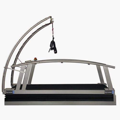 Cinta de correr con baranda - saturn® 250/100 - h/p/cosmos sports & medical - con sistema de arnés