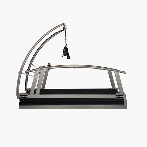 Cinta de correr con baranda - saturn® 300/100 - h/p/cosmos sports & medical - con sistema de arnés
