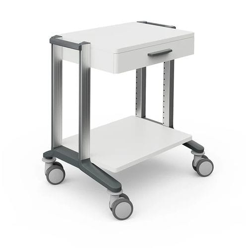 Carro médico - doppio - HAEBERLE - para aparato / de plástico / móvil