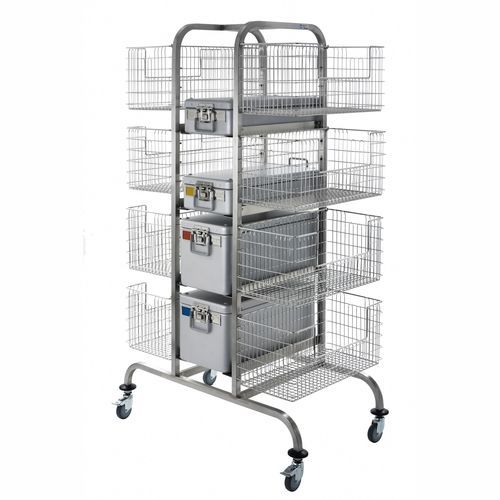 Carro para recipientes de esterilización - CHKW8 - Hammerlit - de logística / de almacenamiento / para transporte