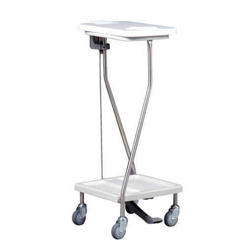 Carro para desechos - MS165LT - Hammerlit - de acero inoxidable / 1 bolsa / móvil