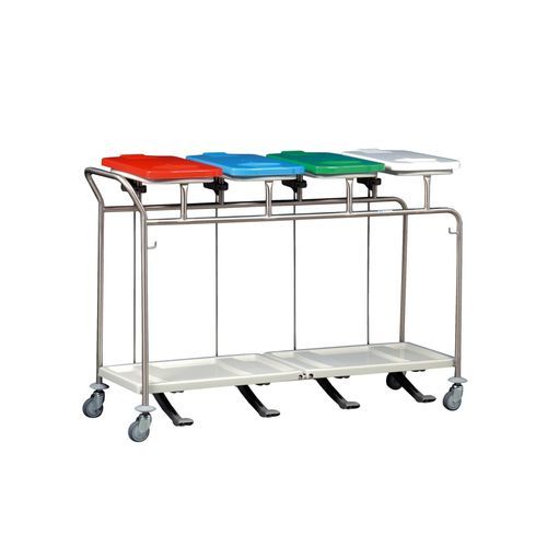 Carro para transporte - MS495LTD - Hammerlit - de manipulación / para desechos / de acero inoxidable