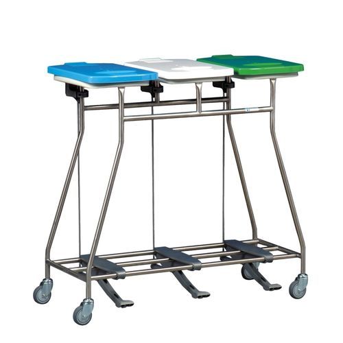 Carro para bolsas para ropa sucia - Wäschesammler - Hammerlit - médico / de hospital / para lavandería