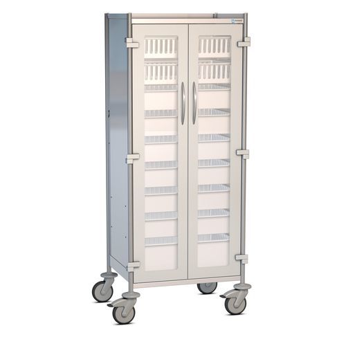 Carro de acero inoxidable - PMEF6422TW - Hammerlit - móvil / de 1 módulo