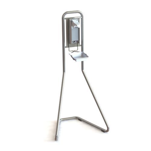 Estación móvil de higiene de pared - HMW 1 - Hammerlit - con soporte para gel hidroalcohólico