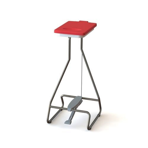 Carro para bolsas industrial - W155LT - Hammerlit - para desechos / para lavandería / 1 bolsa