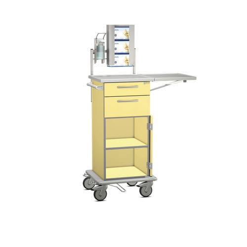 Carro médico - K42 - Modell 8 - Hammerlit - de hospital / para cuidados / con puerta abatible