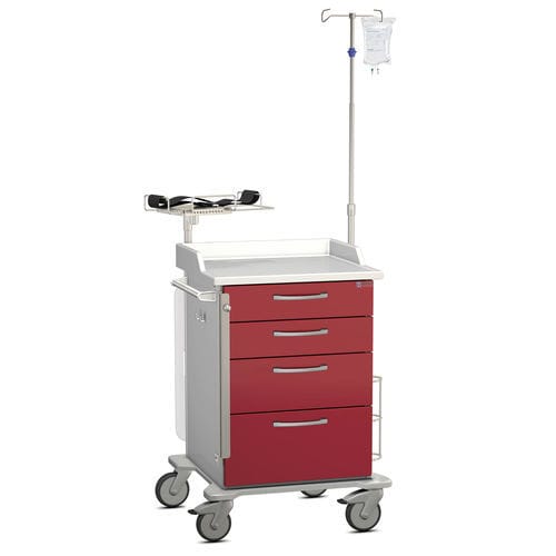 Carro de emergencia - K42 - Modell 11 - Hammerlit - con cajón / con portasueros / con tabla de RCP