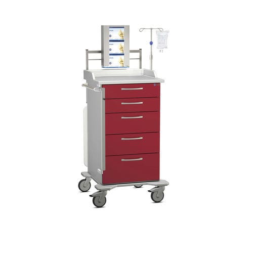 Carro médico - K42 - Modell 15 - Hammerlit - para cuidados / con portasueros / con tabla de RCP